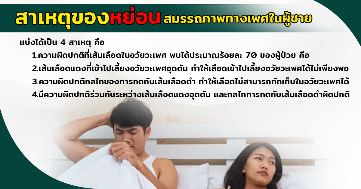 หย่อนสมรรถภาพทางเพศ
